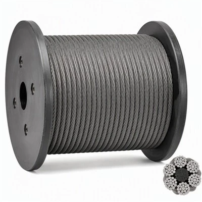 Cable de trepador de grua de nuclèu d'acièr